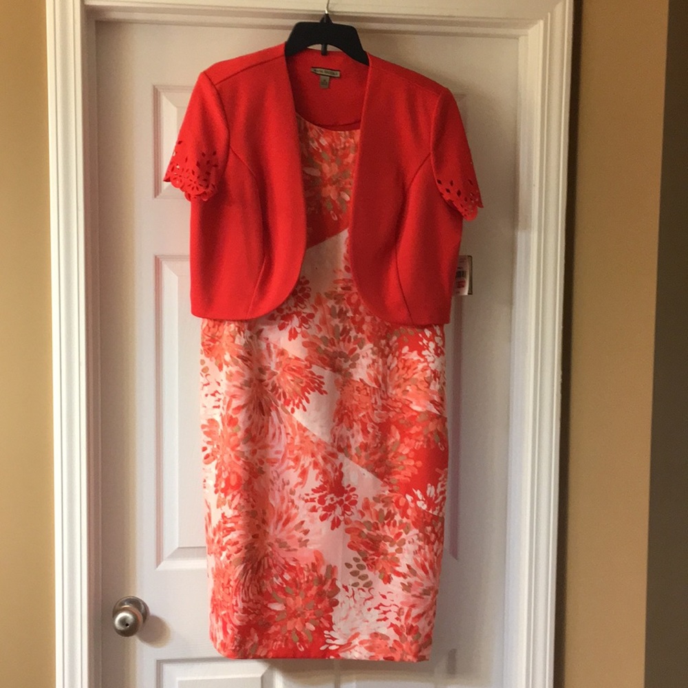 Maya Brooke Spring Dress with jacket